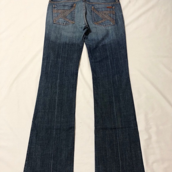 EUC- 7FAM Women’s Flynt Low Rise Bootcut Jeans- 30 - Picture 5 of 8